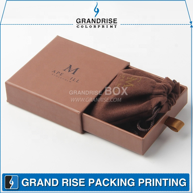 Good supplier wholesale cardboard paper drawer slide earring box - Earring  boxes
